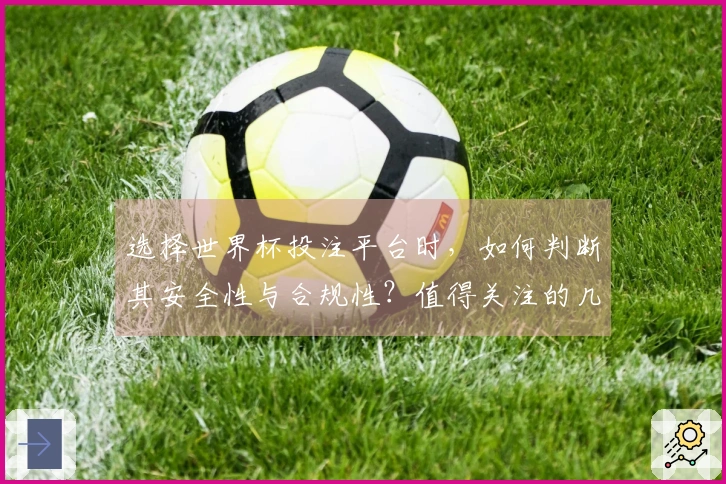 选择世界杯投注平台时，如何判断其安全性与合规性？值得关注的几点分享